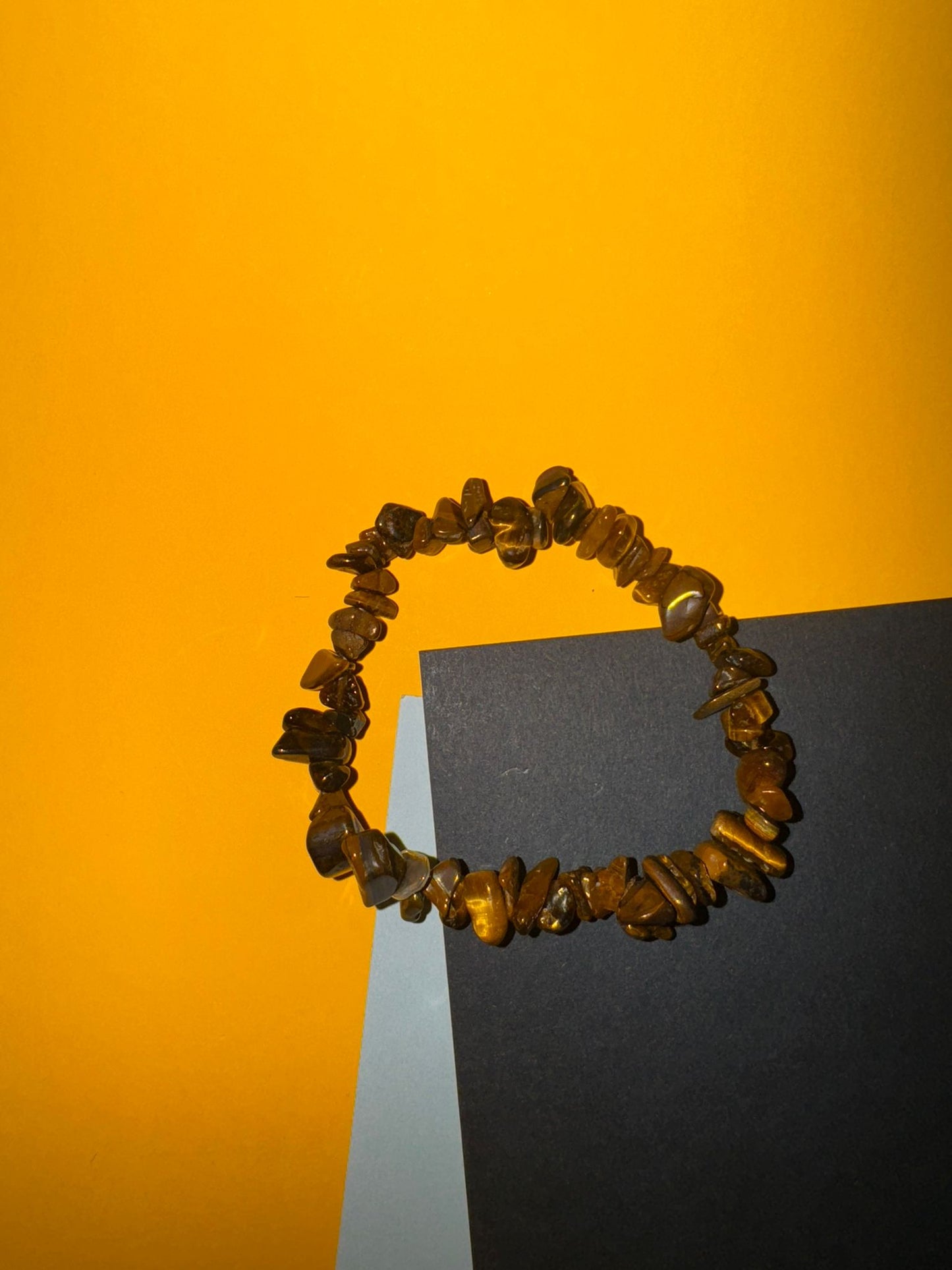 Pulsera de Chips de Ojo de Tigre