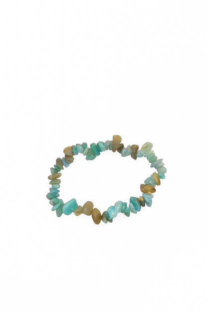 Pulsera de Chips de Minerales Variados