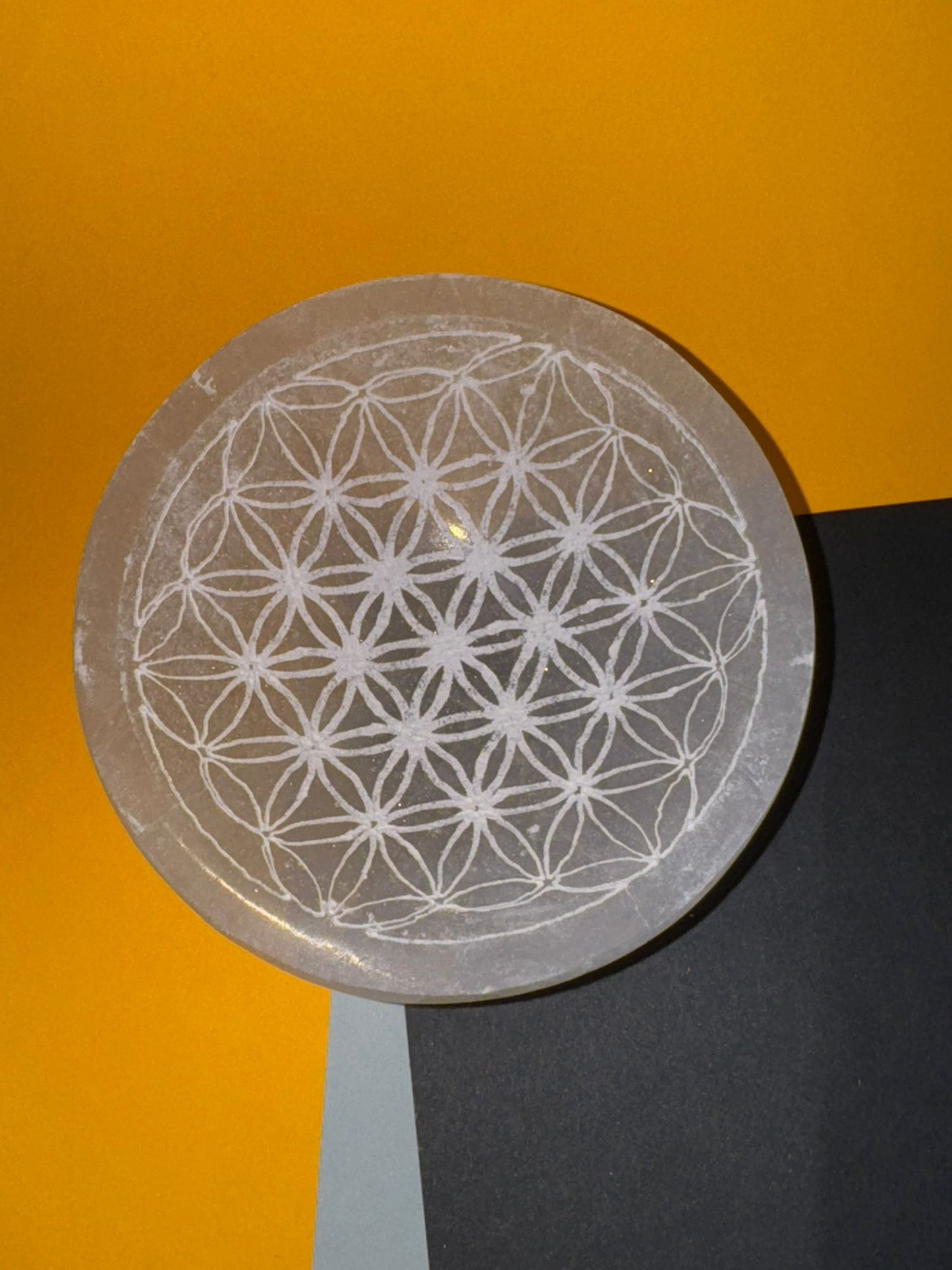 Cuenco Selenita Mandala