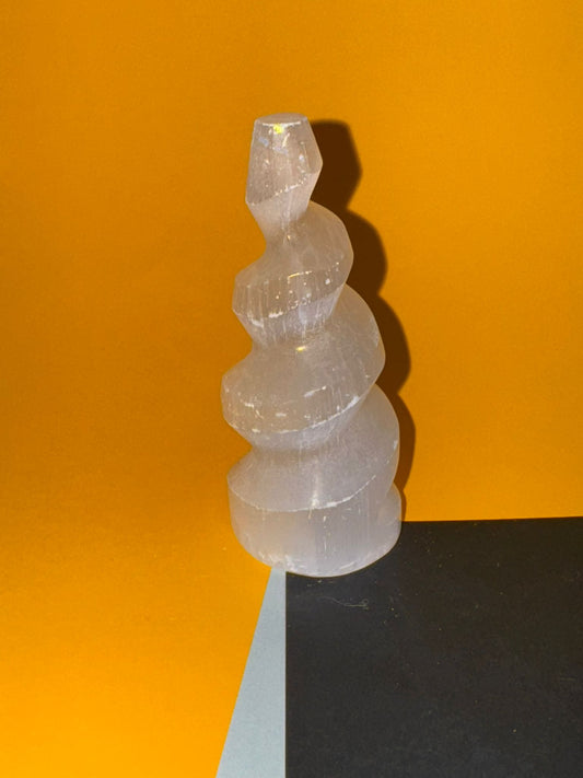 Espiral de Selenita Pulida