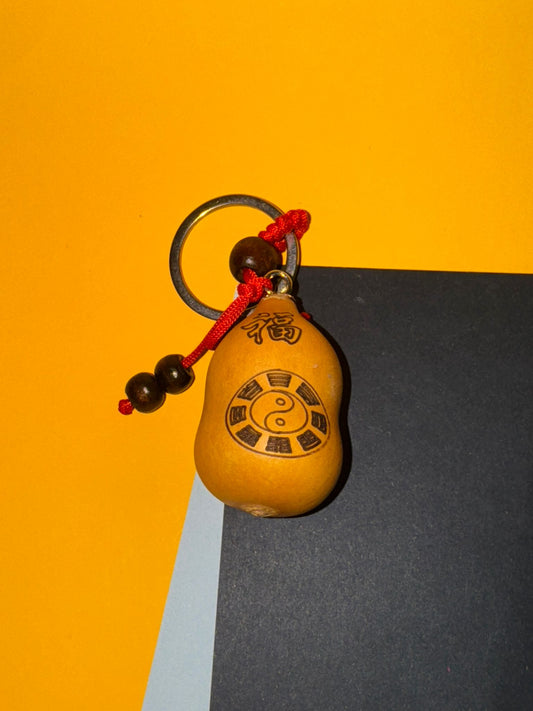 Llavero de Calabaza China Feng Shui – Protección, Salud y Prosperidad